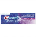 6 Crest 3d White Toothpaste, Radiance Mint, Improved Formal, 3.5 Oz, Lot. Fixed Price $18.20.