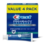 Crest Pro Health Advanced Toothpaste Mint Burst 5 Ounce Pack Of 4 Tubes. Fixed Price $21.09.