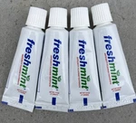 10 Tubes Travel Size Freshmint Fluoride Toothpaste 0.6oz. Fixed Price $14.99.