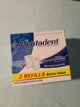 New Mentadent Advanced Cleaning Crystal Ice Toothpaste (2) 5.25oz Refills. Fixed Price $32.00.