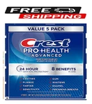 Crest Pro-health Advanced Whitening + Intensive Clean Toothpaste, 5.8 Oz., 5 Pk.. Fixed Price $29.98.