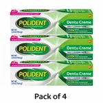 Polident Dentu-creme Denture Cleanser Cream Triple Mint 3.9oz (pack Of 4). Fixed Price $25.48.