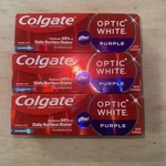 Colgate Optic White Purple Fresh Mint Toothpaste 4.2 Oz Lot Of 3 Exp 2027. Fixed Price $18.00.