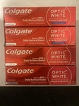 4 Colgate Optic White Stain Fighter Toothpaste Clean Mint 4.2 Oz. Fixed Price $16.00.