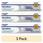 (3 Pack) Equate 3.4 Oz Sensitive Toothpaste, Compare To Sensodyne Repair Protect. Fixed Price $15.87.