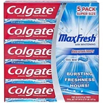 Colgate 292255 Maxfresh 7.6 Ounce (pack Of 5). Fixed Price $27.95.