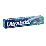 Ultrabrite Baking Soda & Peroxide Whitening Fluoride Toothpaste Cool Mint 6oz. Fixed Price $8.99.