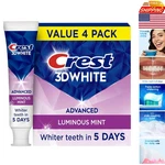 Crest 3d White Advanced Toothpaste 4 Pack Free Ship. Fixed Price $25.52.