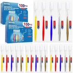 Navona 200 Pcs Disposable Toothbrush With Toothpaste Bulk, Travel Toothpaste,.... Fixed Price $55.62.