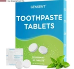Genkent Toothpaste Tablets, Fluoride & Plastic 1 Count (pack Of 60), White Nib. Fixed Price $14.88.
