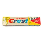 Vintage 1988 Crest Tartar Control Toothpaste Original Flavor 8.2 Oz Flip Top Cap. Fixed Price $24.99.