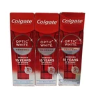 3 Pack Colgate Optic White Renewal High Impact Toothpaste 3oz -exp: 7/26. Fixed Price $13.94.