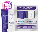 Crest 3d White Brilliance 2 Step Kit, Deep Clean Toothpaste 4 Oz + Teeth. Fixed Price $21.99.
