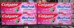 4 Colgate Max Fresh Anticavity Fluoride Toothpaste Watermelon Blast With Mint. Fixed Price $20.00.