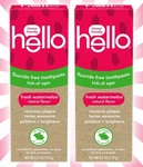 2 Hello Fresh Watermelon Fluoride Free Kids Toothpaste 4.2 Oz Exp 8/27. Fixed Price $11.39.