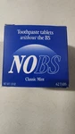 Biom Nobs Toothpaste Tablets 62 Ct Fluoride-free Classic Mint 10/09/27. Fixed Price $15.99.