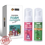 Nohoo Kids Fluoride Free Foam Toothpaste Strawberry Watermelon Flavors. Fixed Price $27.99.