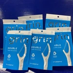 6x Grin Double Twice The Clean, 75ct Flosspyx, Minty Flavor. Fixed Price $26.88.