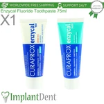 Dental Enzycai Fiuoride Toothpaste 75ml Gentle Daily Oral Care Curaprox. Fixed Price $15.00.