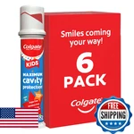 Colgate Kids Toothpaste Pump With Fluoride For Cavity Protection, Ages 6+, Ada A. Fixed Price $39.80.