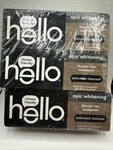 Hello Epic Whitening Activated Charcoal Fluoride Free Toothpaste 4oz Ea Lot Of 3. Fixed Price $24.99.