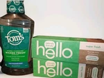 Flouride Free Bundle 2 Hello Toothpaste 4.7 1 Tom's Wicked Mouthwash 16oz 2027. Fixed Price $11.93.