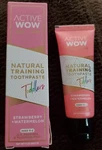 Active Wow Natural Training Toothpaste Toddlers 0-2 2oz Strawberry + Watermelon. Fixed Price $7.00.