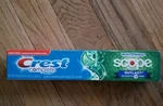 Crest Complete Whitening And Scope Outlast Mint Toothpaste, 5.8 Oz. Fixed Price $8.49.