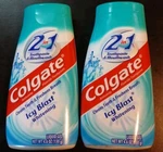 Set Of 2 Colgate In 1 Toothpaste & Mouthwash Icy Blast Gel 4.6oz (blue ). Fixed Price $9.99.