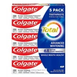 Colgate Total Whitening Toothpaste, 5 Pk./6 Oz.. Fixed Price $22.75.