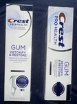 New 2 Crest Pro-health Gum Detoxify & Restore Toothpaste 4.6 Oz Ea. Exp8/27. Fixed Price $22.00.