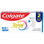 Colgate Total Whitening Toothpaste Pack 2 Tubes 5.1 Oz Anticavity Mint Flavor. Fixed Price $11.89.