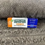 Therabreath Healthy Gums Anti-cavity Toothpaste, Clean Mint, 4oz, 12/27. Fixed Price $15.00.