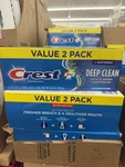 Crest Complete Plus+whitening Deep Clean Effervescent Value Pack 2 Ct (2 Pk). Fixed Price $29.97.