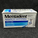 Mentadent Advanced Whitening Fluoride Toothpaste Baking Soda & Peroxide 3.5 Oz. Fixed Price $45.00.