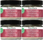 Viva Doria Natural Toothpaste, Cinnamon, 3 Oz Glass Jar (pack Of 4). Fixed Price $21.99.