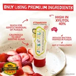 Jack N' Jill Blueberry Baby Toothpaste Fluoride-free Xylitol 2x 1.76oz. Fixed Price $27.99.