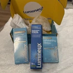Lumineux Hydroxyapatite Performance Whitening Toothpaste + Bright Pen Strips. Fixed Price $49.00.