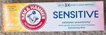 Arm & Hammer Sensitive Travel Size Toothpaste, Net Wt.: 0.9 Oz. (25 Gm). Fixed Price $3.99.