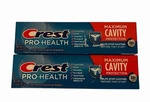 2-pack -crest Pro-health Maximum Cavity Protection Toothpaste, 4.3 Oz, Exp 10/28. Fixed Price $12.99.