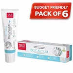 Splat Biocalcium Toothpaste Pack Of 6 Enamel Repair & Gentle Whitening 100ml. Fixed Price $29.99.