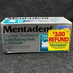 Mentadent Fluoride Toothpaste Refill W/baking Soda Peroxide Tartar Control 3.5oz. Fixed Price $32.20.