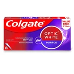 Colgate Optic White Purple Whitening Toothpaste Removes Stains 2x 100g Two Tubes. Fixed Price $15.99.