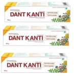 Patanjali Dant Kanti Toothpaste(pack Of 3 - 100g Each) Herbal Free Ship. Fixed Price $21.11.