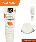 Kid's Fluoride-free Toothpaste, Strawberry, 4.2 Ounce. Fixed Price $6.99.