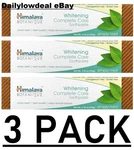 3 Pack Himalaya Botanique Whitening Complete Toothpaste Simply Mint 5.29 Oz Each. Fixed Price $34.81.
