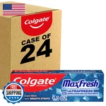 Colgate Max Fresh Travel Size Toothpaste Mini Breath Strips Cool Mint - 24 Pack. Fixed Price $36.56.