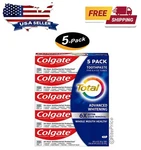 5 Pcs Colgate Total Advanced Whitening Toothpaste Fresh Breath, 6.4oz Each. Fixed Price $33.49.