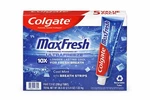 Colgate Maxfresh Ultrafreeze Cool Mint Toothpaste 5 Pack Teeth Whitening 7.3oz. Fixed Price $20.00.