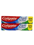 Colgate Triple Action Toothpaste Whitening Fresh Mint Cavity Pro 4oz 2-pack 5/27. Fixed Price $14.95.